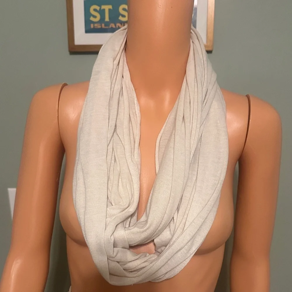 Chic Cream Wrap Scarf